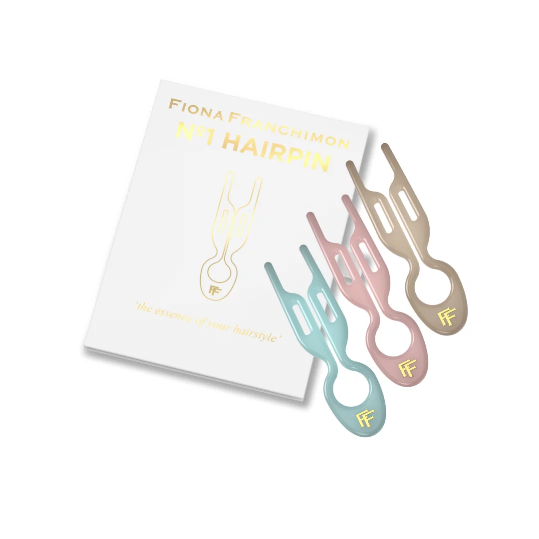 Коллекционный набор шпилек No1 Hairpin MIAMI Collection / бежевая, розовая и голубая /